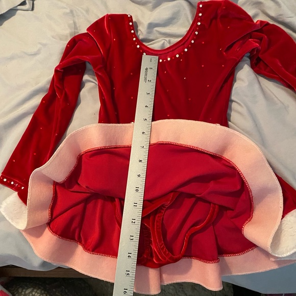 Christmas show figure skating dress - Picture 9 of 10